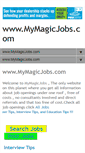 Mobile Screenshot of mymagicjobs.com